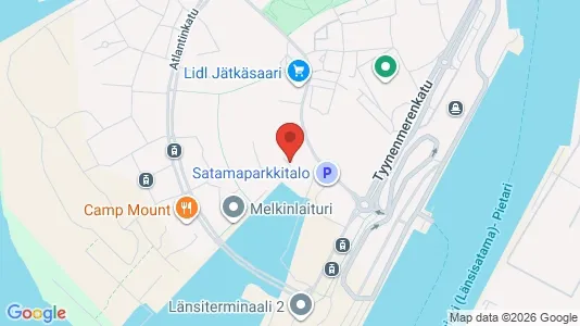 Apartments for rent i Helsinki Eteläinen - kort over placeringen