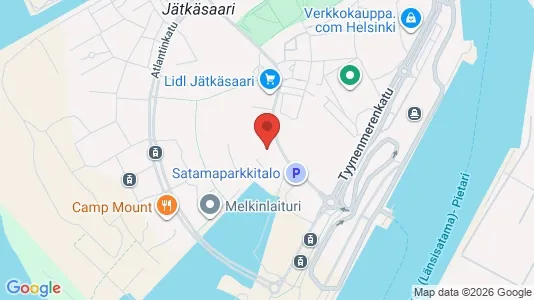 Apartments for rent i Helsinki Eteläinen - kort over placeringen