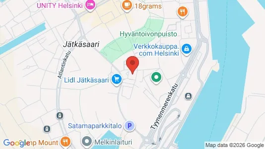 Apartments for rent i Helsinki Eteläinen - kort over placeringen