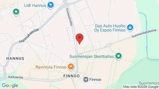 Apartments for rent i Espoo - kort over placeringen