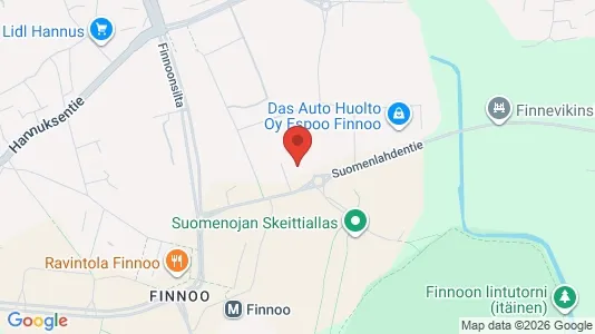 Apartments for rent i Espoo - kort over placeringen