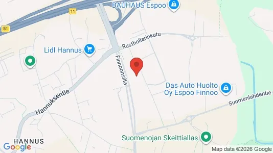 Apartments for rent i Espoo - kort over placeringen