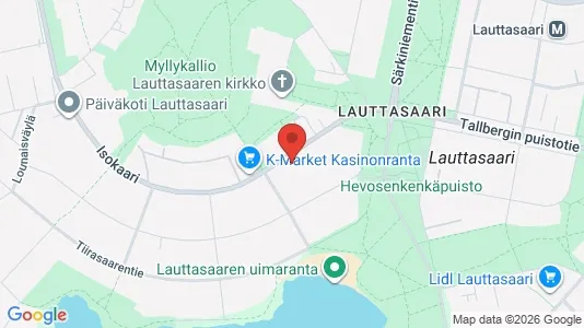Apartments for rent i Helsinki Eteläinen - kort over placeringen