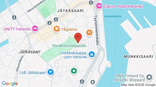 Apartments for rent i Helsinki Eteläinen - kort over placeringen