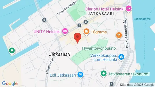 Apartments for rent i Helsinki Eteläinen - kort over placeringen