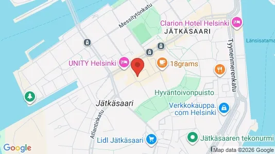 Rooms for rent i Helsinki Eteläinen - kort over placeringen