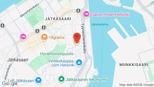 Apartments for rent i Helsinki Eteläinen - kort over placeringen