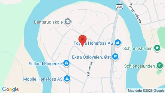 Apartments for rent i Ringerike - kort over placeringen