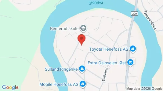 Apartments for rent i Ringerike - kort over placeringen