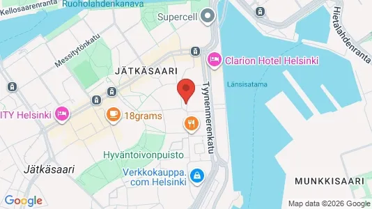 Apartments for rent i Helsinki Eteläinen - kort over placeringen