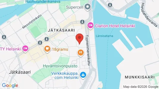 Apartments for rent i Helsinki Eteläinen - kort over placeringen