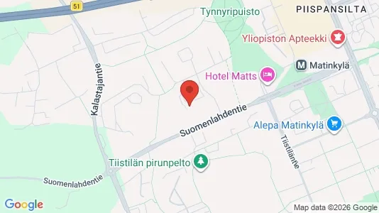 Apartments for rent i Espoo - kort over placeringen