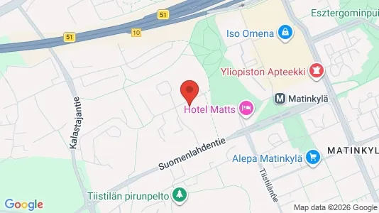Apartments for rent i Espoo - kort over placeringen