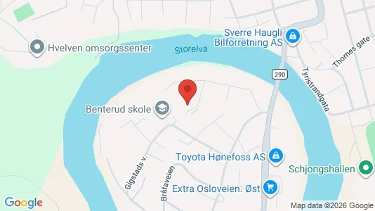 Apartments for rent i Ringerike - kort over placeringen