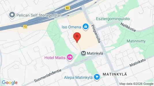 Apartments for rent i Espoo - kort over placeringen