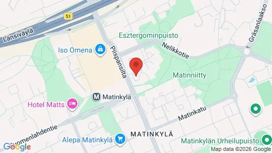 Apartments for rent i Espoo - kort over placeringen