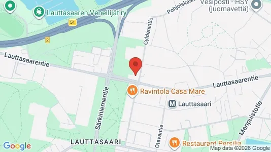 Apartments for rent i Helsinki Eteläinen - kort over placeringen