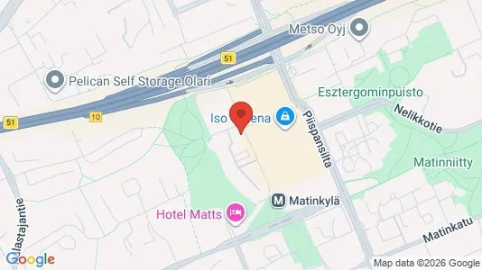 Apartments for rent i Espoo - kort over placeringen