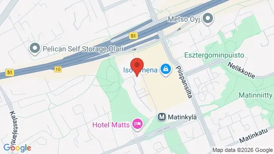 Apartments for rent i Espoo - kort over placeringen