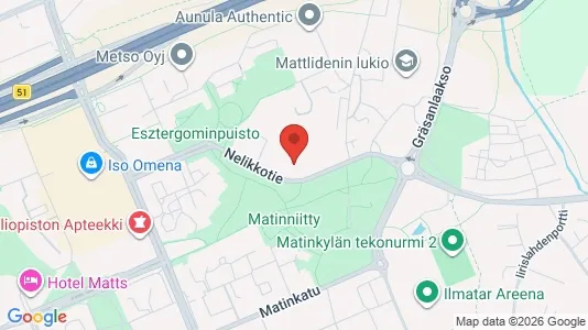 Apartments for rent i Espoo - kort over placeringen