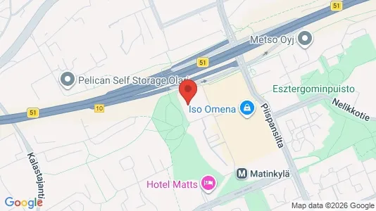 Apartments for rent i Espoo - kort over placeringen