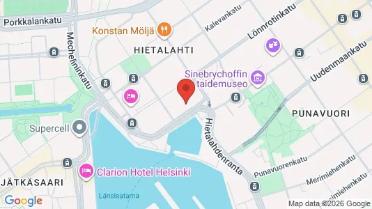 Apartments for rent i Helsinki Eteläinen - kort over placeringen