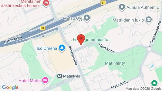 Apartments for rent i Espoo - kort over placeringen
