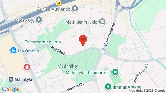 Apartments for rent i Espoo - kort over placeringen