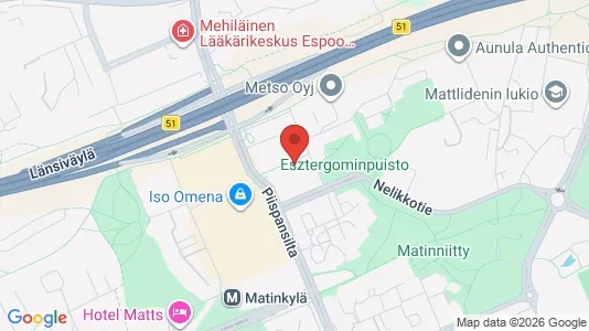 Apartments for rent i Espoo - kort over placeringen