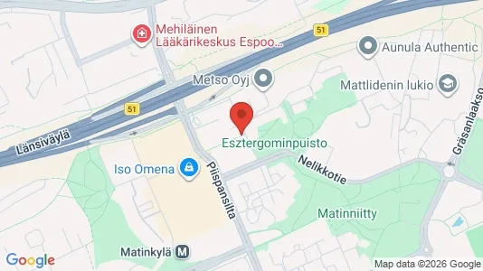 Apartments for rent i Espoo - kort over placeringen