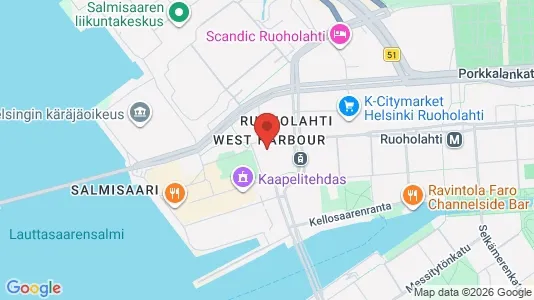 Apartments for rent i Helsinki Eteläinen - kort over placeringen