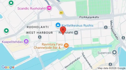 Apartments for rent i Helsinki Eteläinen - kort over placeringen