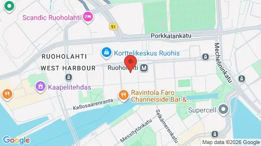 Apartments for rent i Helsinki Eteläinen - kort over placeringen