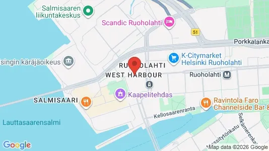 Apartments for rent i Helsinki Eteläinen - kort over placeringen