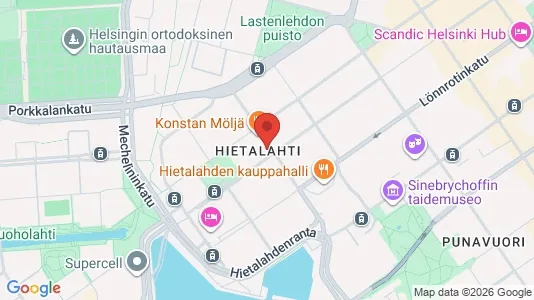 Apartments for rent i Helsinki Eteläinen - kort over placeringen