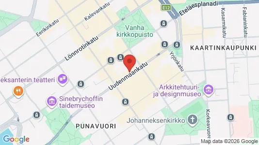 Apartments for rent i Helsinki Eteläinen - kort over placeringen