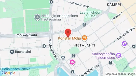 Apartments for rent i Helsinki Eteläinen - kort over placeringen