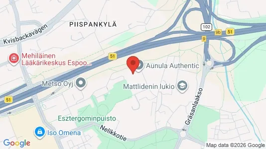 Apartments for rent i Espoo - kort over placeringen