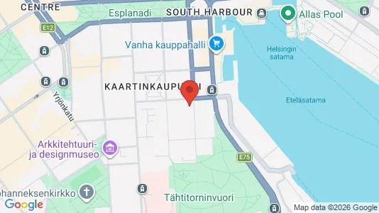 Apartments for rent i Helsinki Eteläinen - kort over placeringen