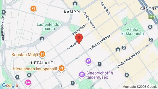 Apartments for rent i Helsinki Eteläinen - kort over placeringen