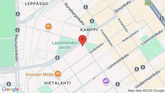 Apartments for rent i Helsinki Eteläinen - kort over placeringen