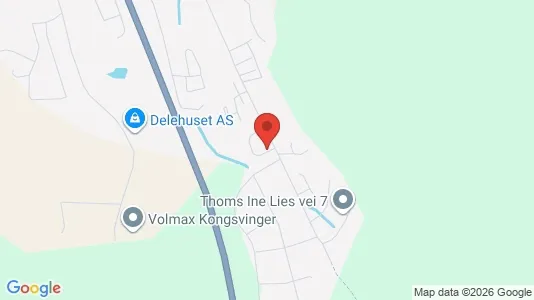 Apartments for rent i Kongsvinger - kort over placeringen