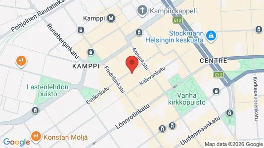 Apartments for rent i Helsinki Eteläinen - kort over placeringen