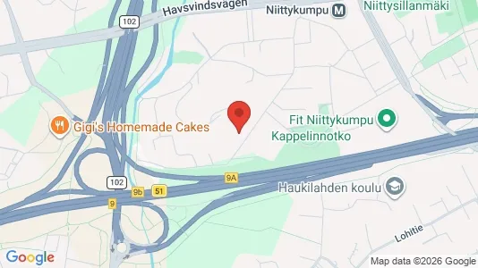 Apartments for rent i Espoo - kort over placeringen