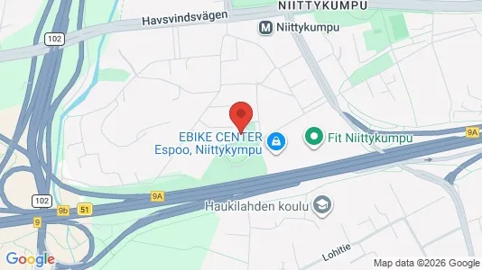Apartments for rent i Espoo - kort over placeringen