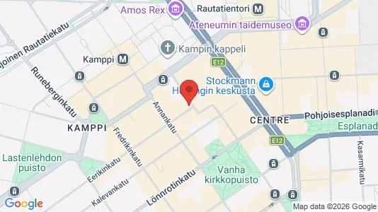 Rooms for rent i Helsinki Eteläinen - kort over placeringen