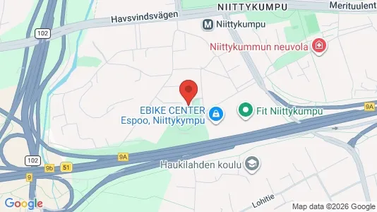 Apartments for rent i Espoo - kort over placeringen