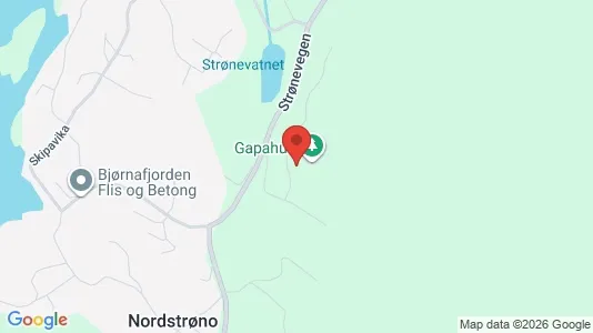 Apartments for rent i Os - kort over placeringen