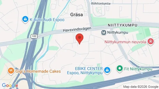 Apartments for rent i Espoo - kort over placeringen