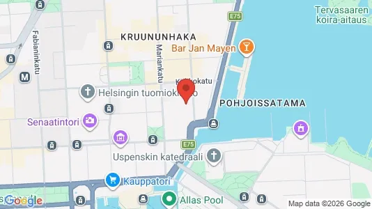 Apartments for rent i Helsinki Eteläinen - kort over placeringen